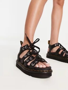 Dr. Martens Blair Lace-Up Platform Sandals - Women